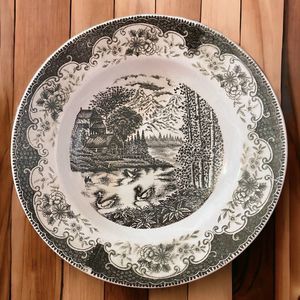 Japan Decorative Porcelain Rimmed 8” Soup Bowl H79-4/1